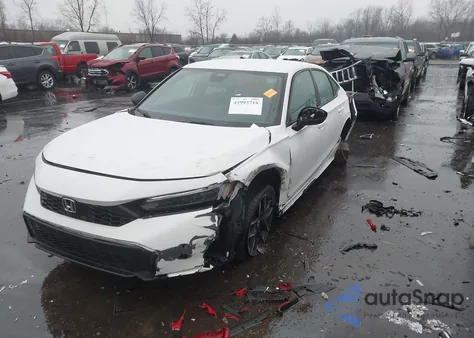 2026 Honda Civic Sport из США, поврежденный, VIN 2HGFE2F58TH532060